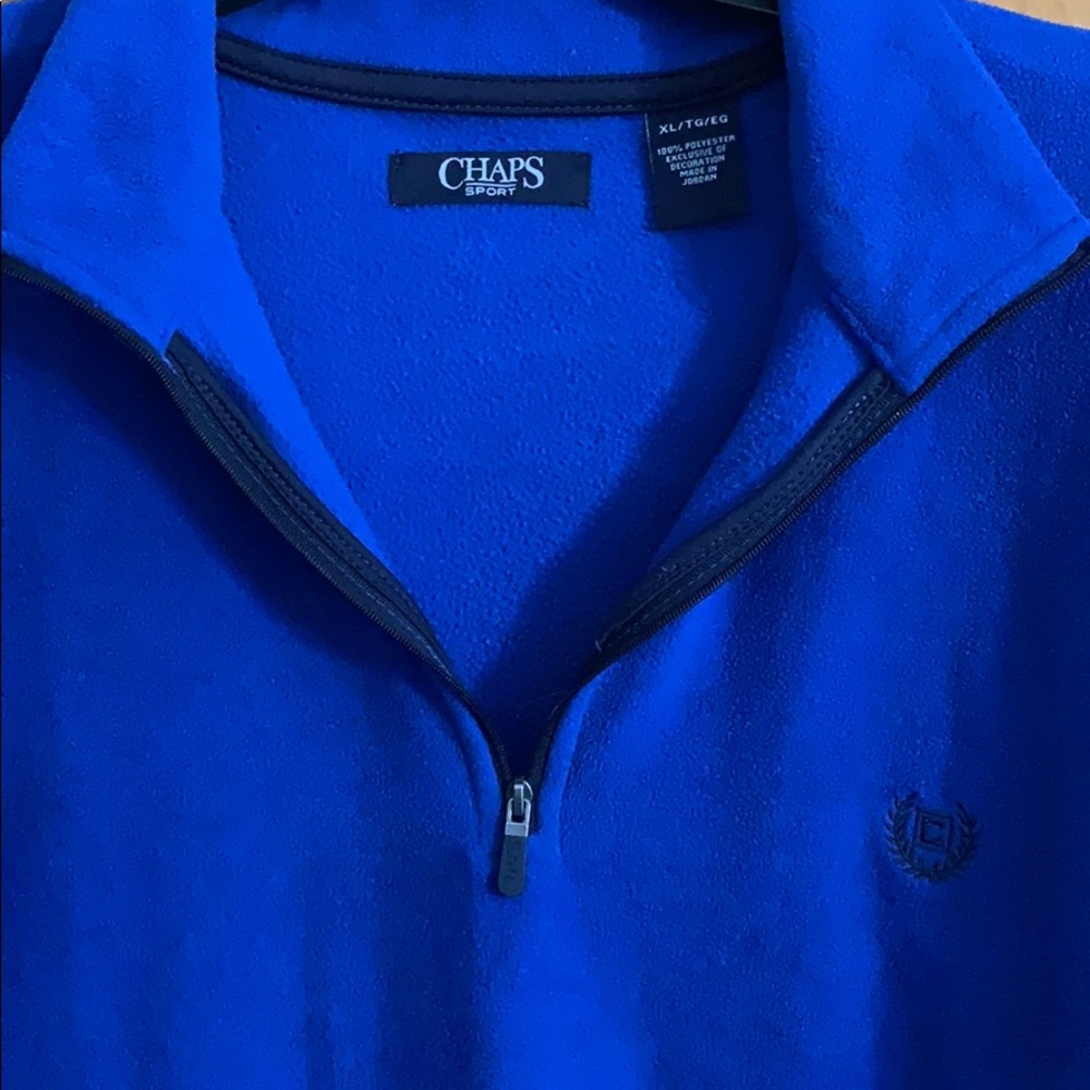 Blue Chaps Fleece - Picture 2 of 3